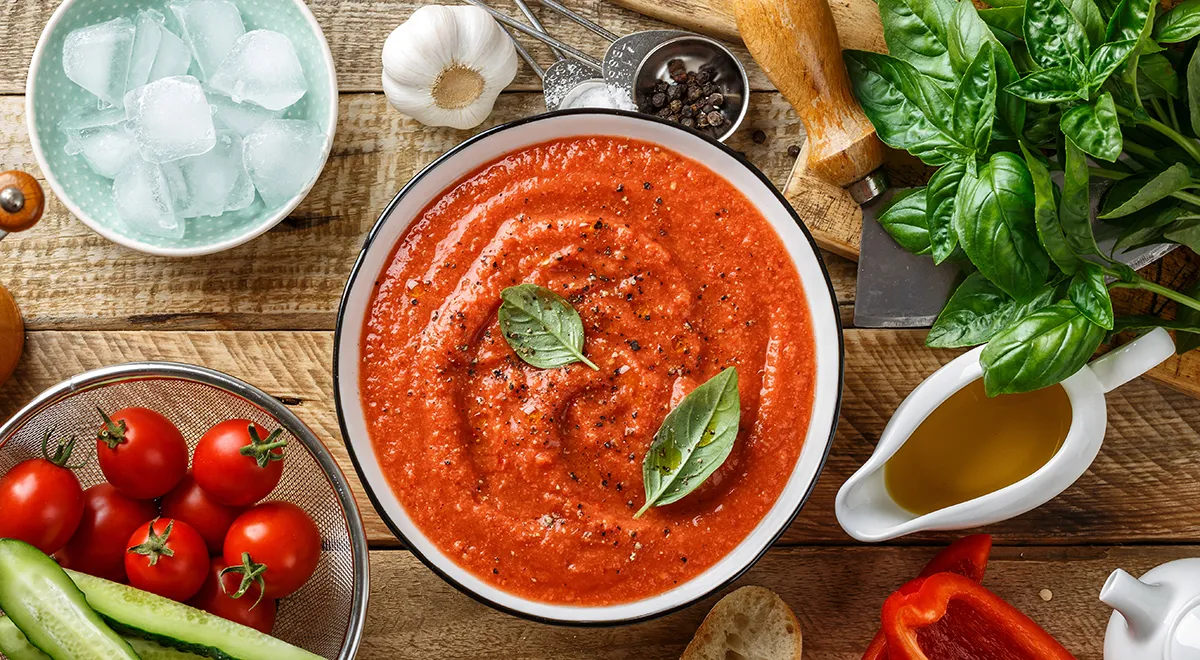 Испанский холодный суп гаспачо: пошаговый рецепт с секретами